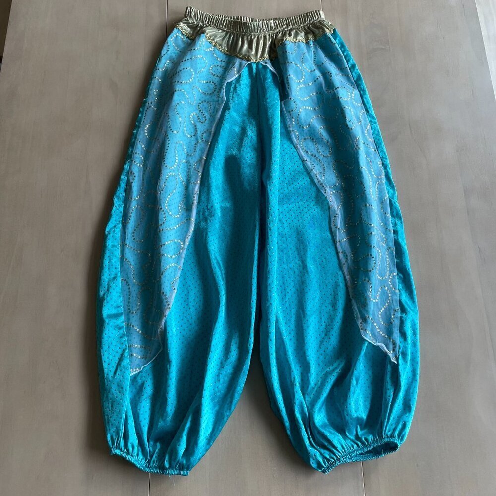 Vintage 2000s Disney Store Aladdin Jasmine Girls Pants‎ - Size Medium (7/8) - Picture 2 of 7